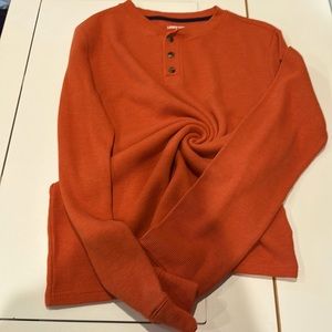 Lands’ End. Youth XL. Long sleeve waffle shirt.